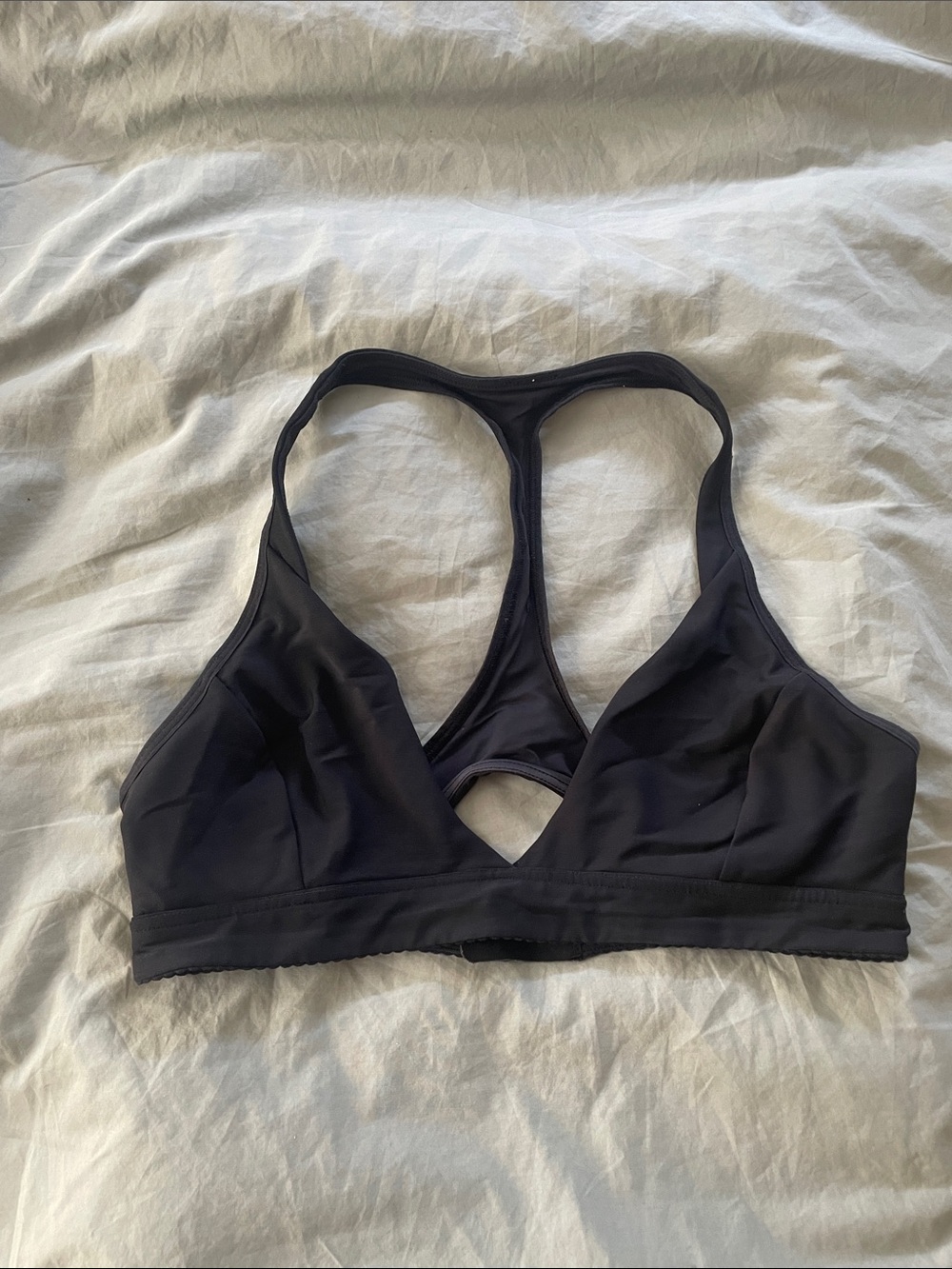 Lululemon Black Racerback Swim Top - Picture 1 of 4